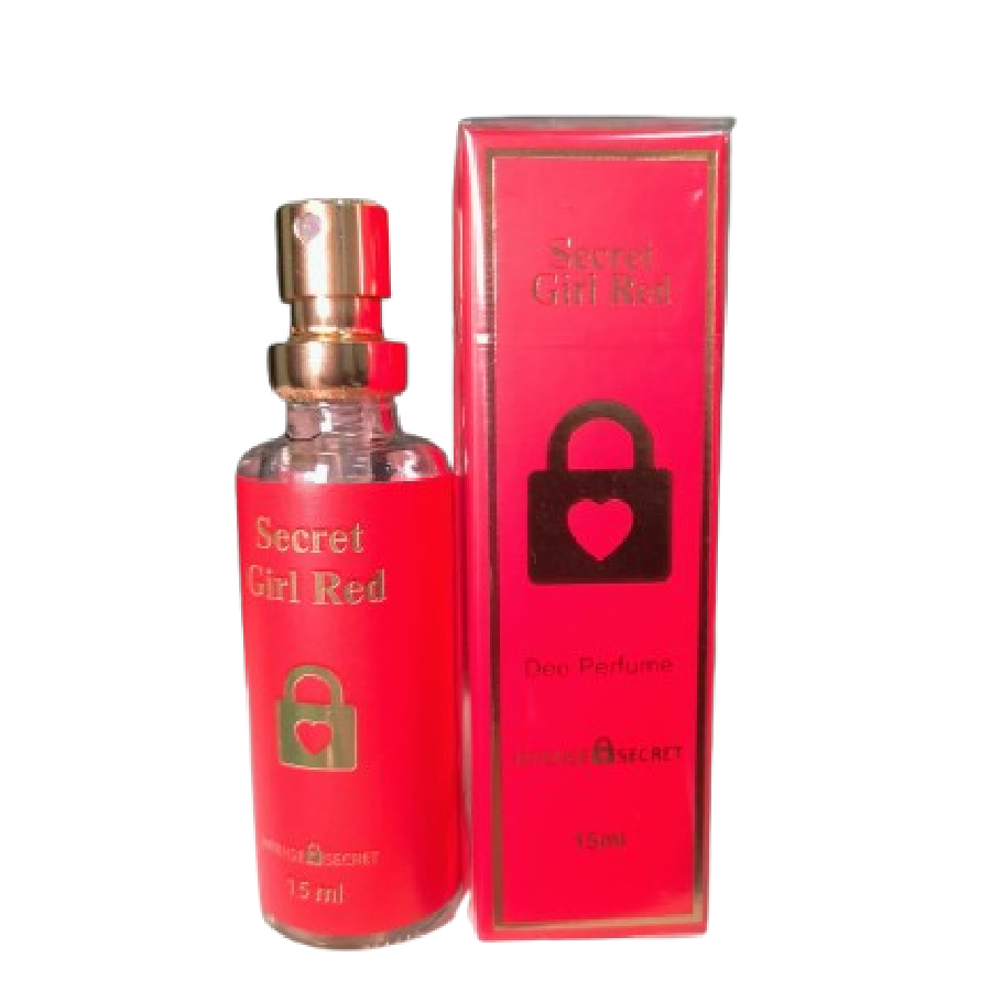 INTENSE SECRET - COLÔNIA FEMININA SECRET GIRL RED 15ML (INPIRAÇÃO OLFATIVA VARY GOOD GIRL GLAM)