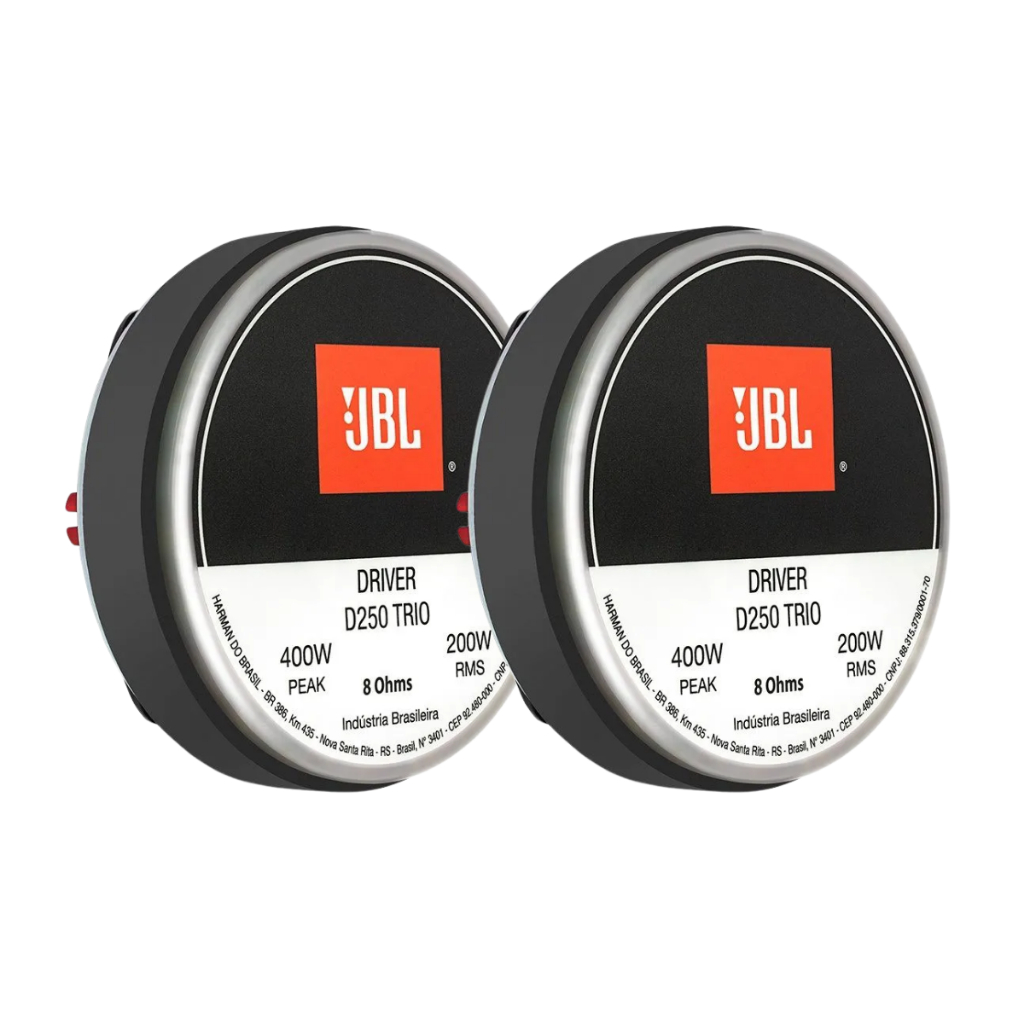 Kit 2 Driver JBL Selenium D250 Trio 200w Rms 8 Ohms Para Som em Oferta na Shopee