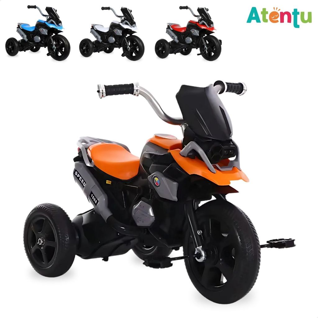 Triciclo Infantil Motoca de Passeio com Pedal 3 Rodas Brinquedo com Música em Oferta na Shopee