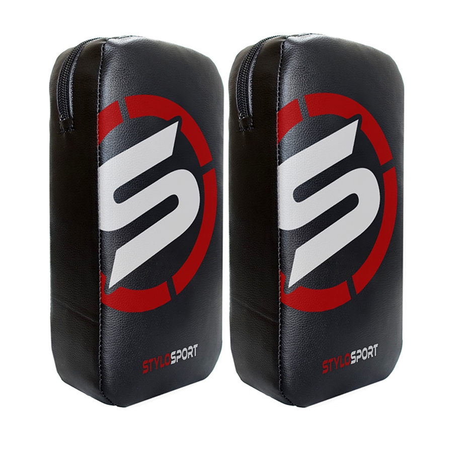 Detalhes do Aparador De Chute Stylo Power Par Escudo Thai Pad