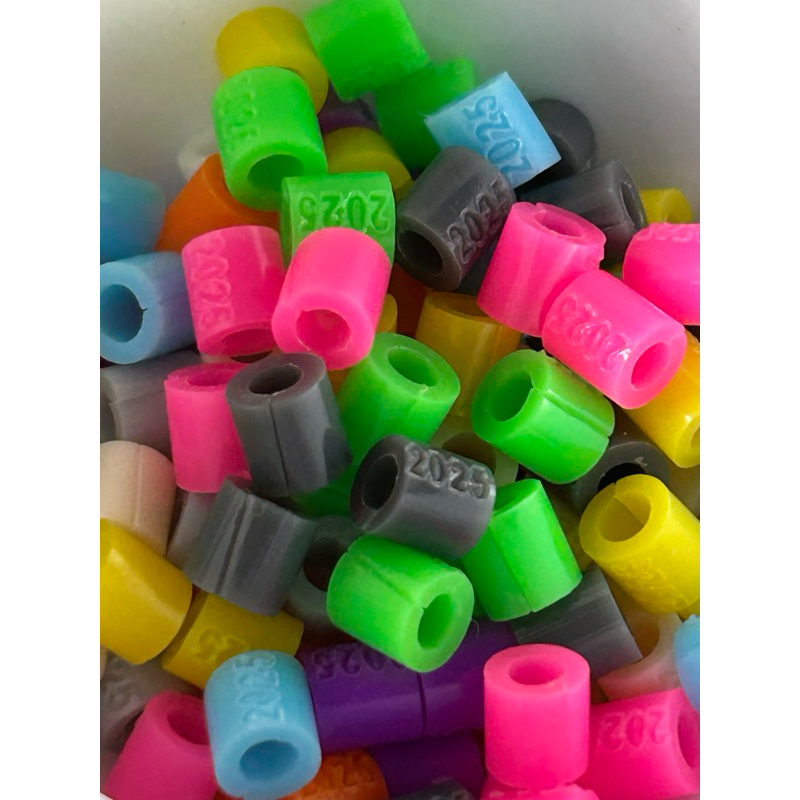 kit de anilhas de marcação ABERTAS com ano para canarios, curio, Manon, etc. em Oferta na Shopee