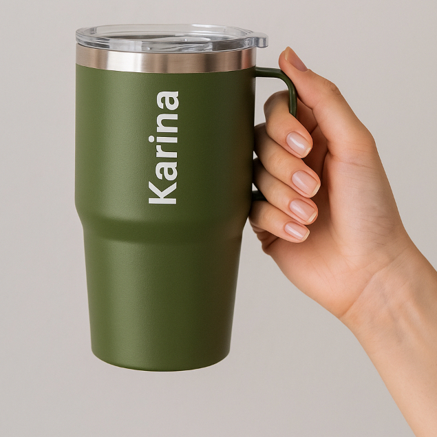 Caneca Térmica com Nome Copo Térmico Personalizado 700ml Caneca Grande com Tampa Cerveja Chopp