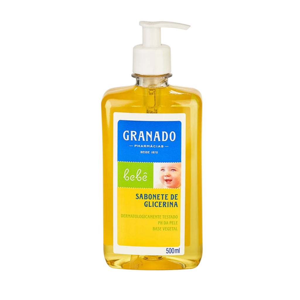 Sabonete Liquido Granado Bebê Glicerina Tradicional 500ml em Oferta na Shopee