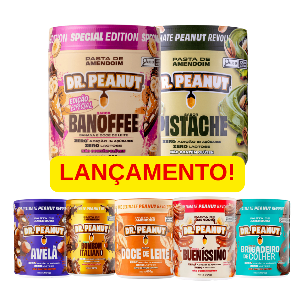 Dr. Peanut - Pasta de amendoim (vários sabores)