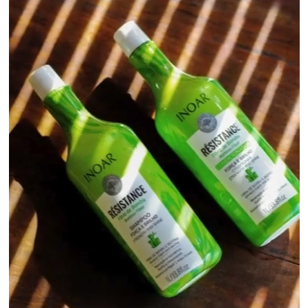 Kit Inoar Fibra de Bambu - Shampoo + Condicionador 1L