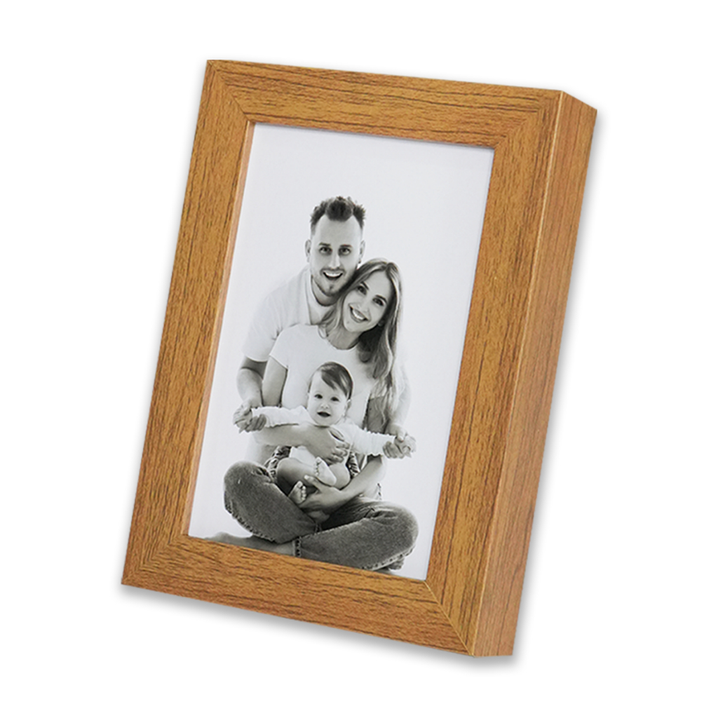 Porta Retrato Luxo 10X15 cm Foto Caixa Vidro Alta Mesa Pequeno