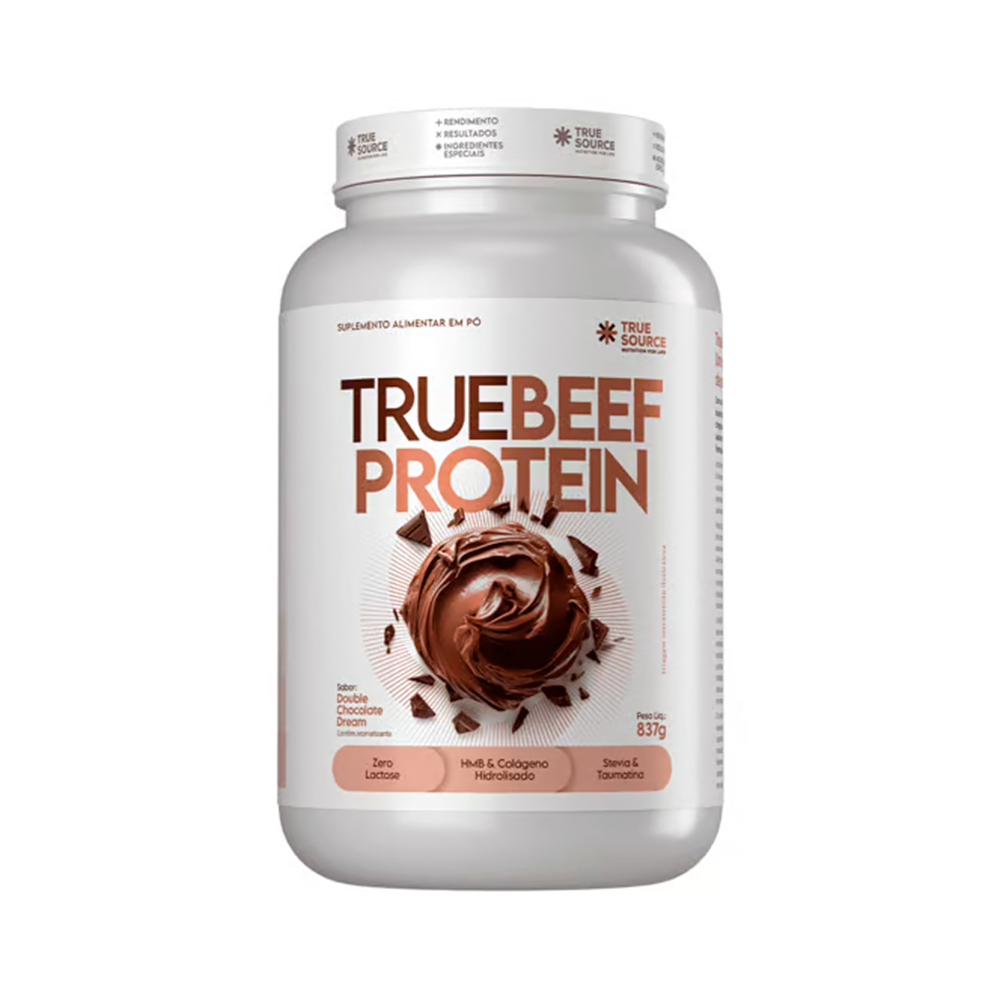 True Source True Beef Protein Double Chocolate Dream 837g Proteína Bovina Zero L