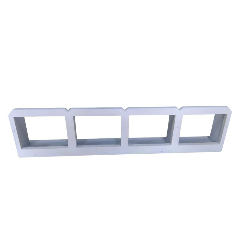 Régua corneteira para 4 cone 1519 suporte som automotivo pintura simples