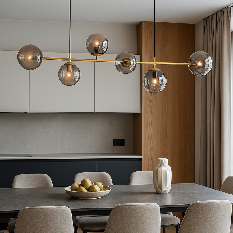 Lustre Pendente Luminária de Teto Orion E27  Bivolt Dourado para Sala Jantar Quarto Moderno em Oferta na Shopee