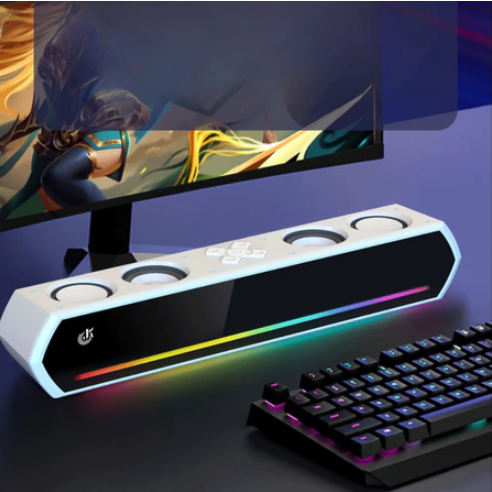 Imagem Caixa de Som Bluetooth Potente Com 4 Alto Falantes 30W Soundbar PC Notebook TV