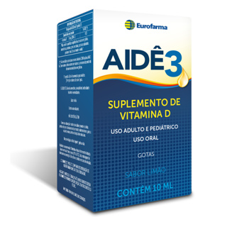 AIDE 3 SUPLEMENTO VITAMINA D SOLUCAO ORAL 10ML em Oferta na Shopee