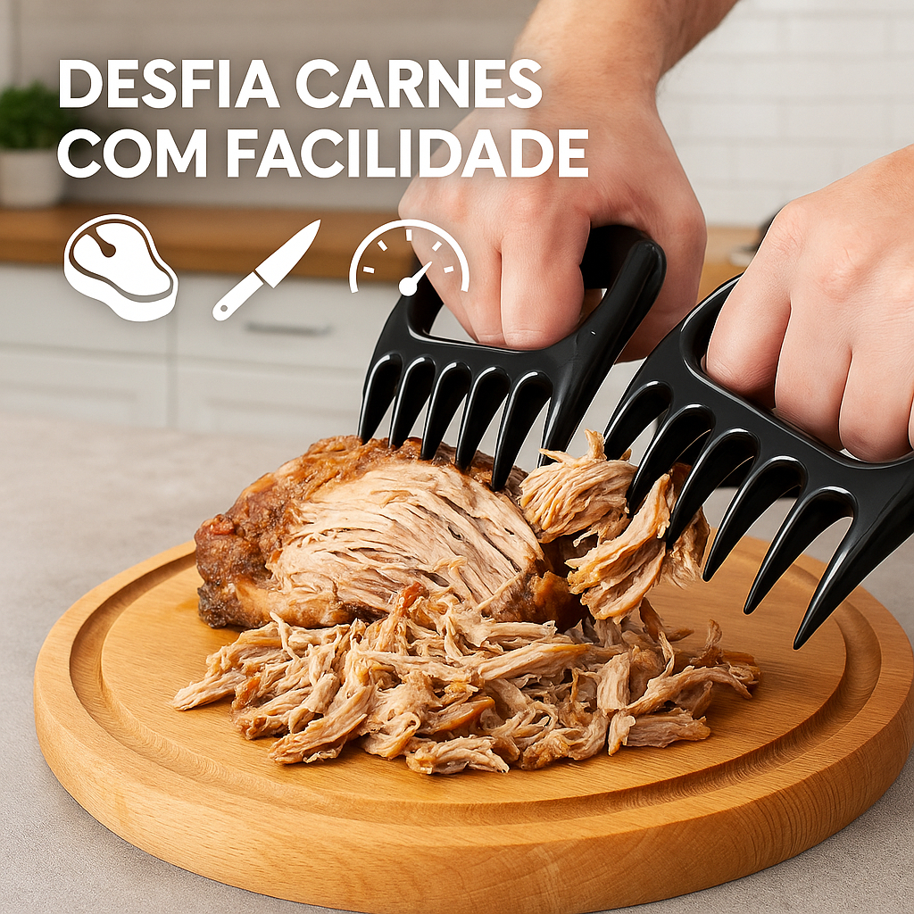 Kit 2 Garras de Urso Para Churrasco e Cortes