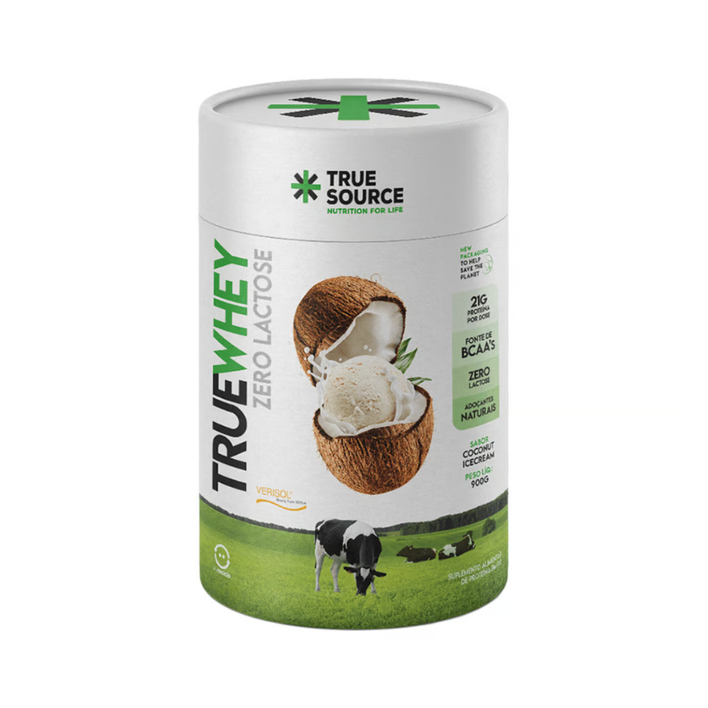 True Whey Zero Lactose Coconut Ice Cream 900g - True Source