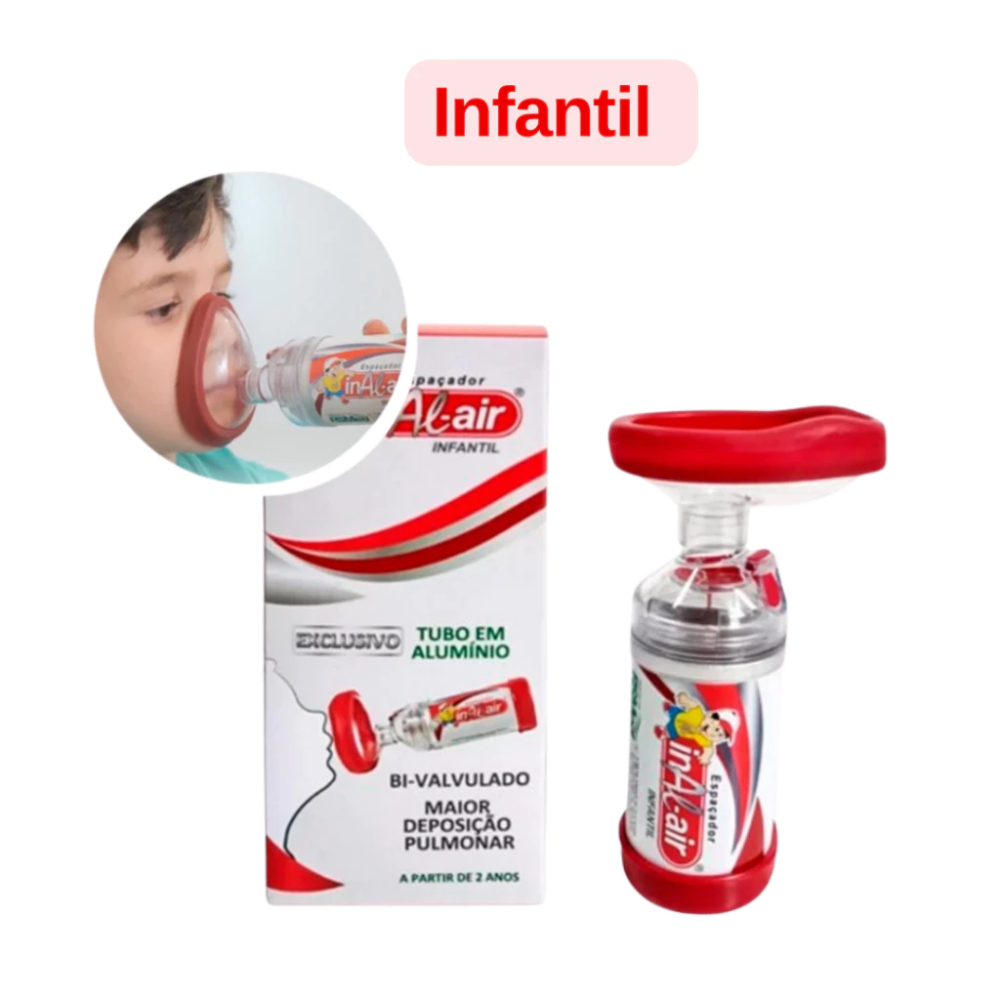 Espaçador Infantil - Inalair em Oferta na Shopee