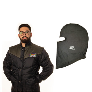 Kit Balaclava + Jaqueta CR Tradicional Preto e Verde em Oferta na Shopee