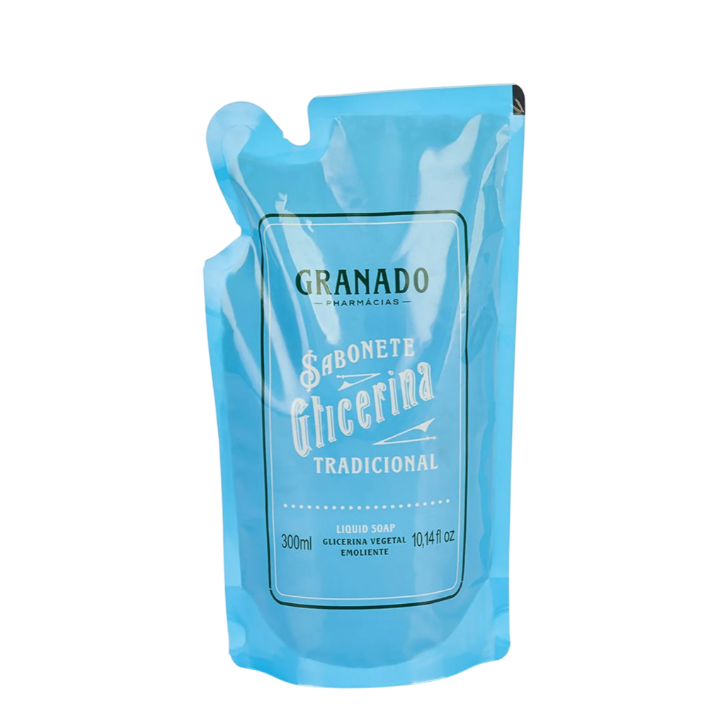 Sabonete Granado Glicerina Tradicional Refil 300ml em Oferta na Shopee