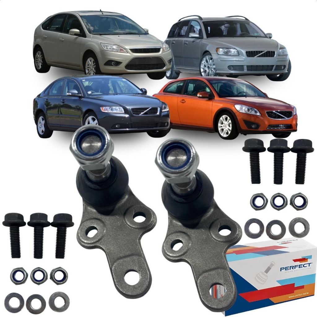 Par Pivô Bandeja Dianteiro Perfect Ford Focus C40 S40 em Oferta na Shopee