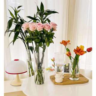 Vaso de acrílico resistente a quebra  Arranjos de Flores Plantas Para Decoração Sala Casa em Oferta na Shopee