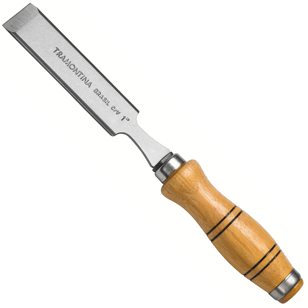 Formão Chanfrado 1" Tramontina Master Cabo de Madeira 43330/107 em Oferta na Shopee
