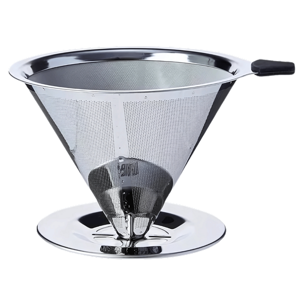 Coador Nacional Filtro de Café 103 Unitermi Peneira Aço Sem Uso de Papel Cor Inox Cozinha em Oferta na Shopee