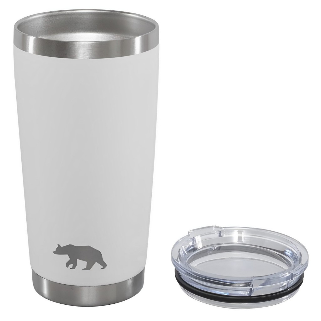 Copo Térmico Tumbler QGK 591ml Branco com Tampa em Oferta na Shopee