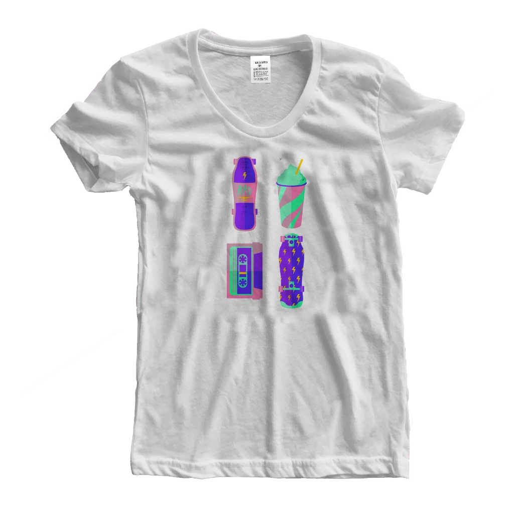 Camiseta ou Babylook Kit 80'S