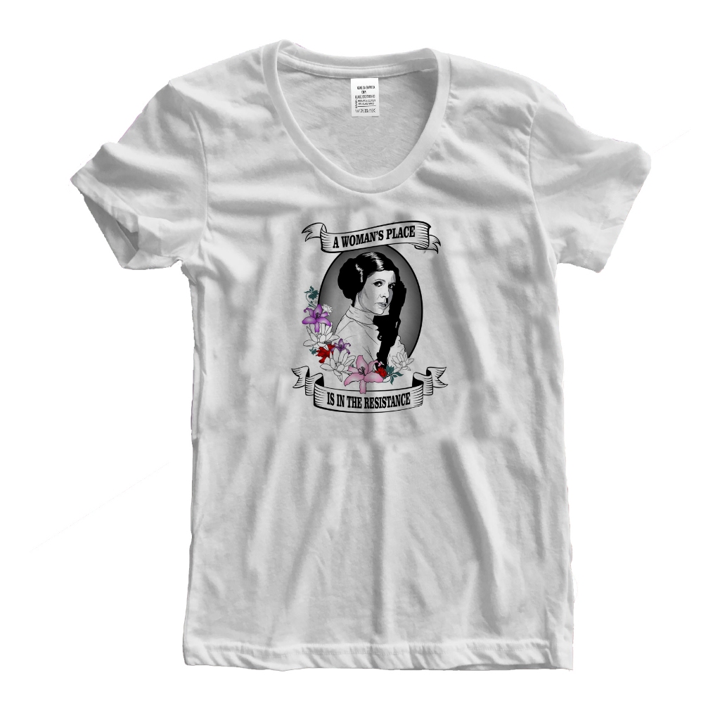Camiseta ou Babylook Léia Resistencia