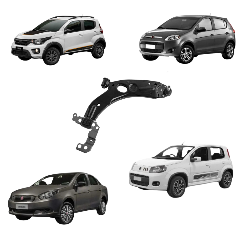 Bandeja Inferior Completa Lado Direito Starke Automotive Grand Siena C/ Dir. Hidráulica 12/18 Mobi C/ Dir. Hidráulica 16