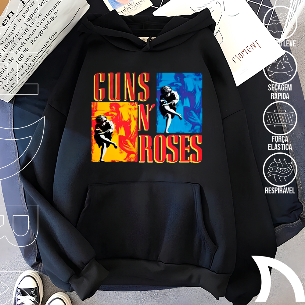 Moletom Guns N Roses: Onde Comprar | BuscaProdutos