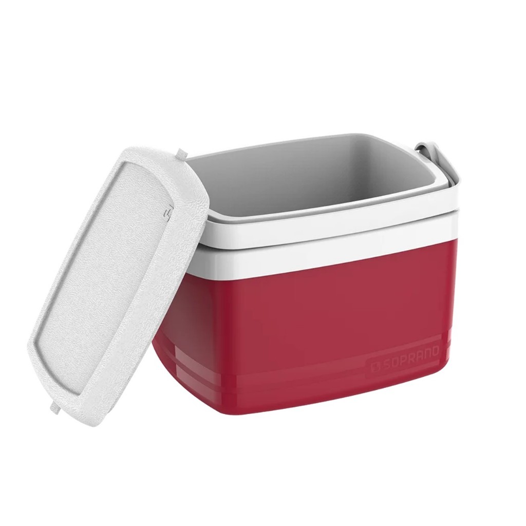 Caixa Térmica Cooler Tropical 5 Litros Bebidas e Alimentos - Soprano