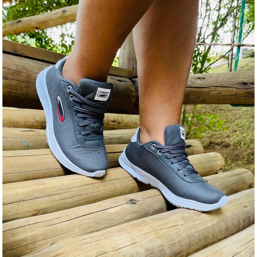 Tênis Masculino e Feminino Original Tiggo para Treino Academia Caminhada Casual Dia a Dia Leve