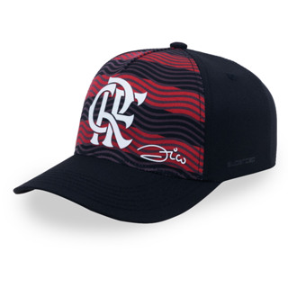Boné Sublimado Vermelho e Preto Flamengo e Zico  (35971) em Oferta na Shopee