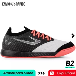 Chuteira Futsal Topper Dominator Fuse Unissex 100% Original Com Nota Fiscal e Garantia