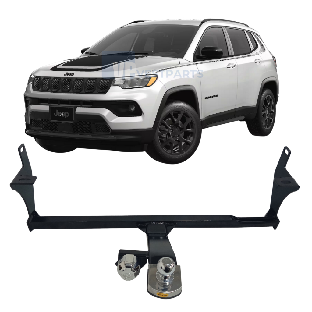 Engate Reboque Original Jeep Compass 2017 Até 2025 Homologado Premium 600kg Alta Resistência