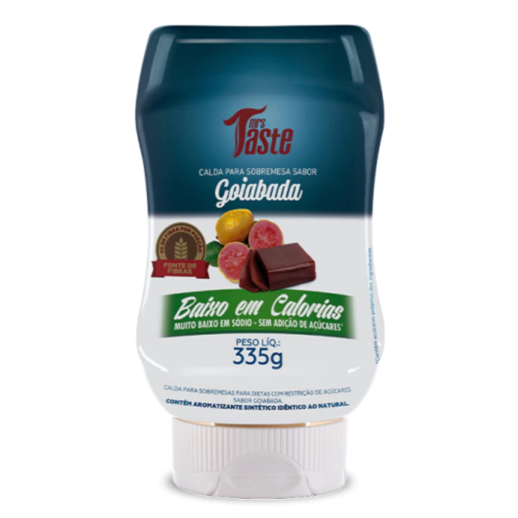 Calda Doce Goiabada - Baixo Sódio e Zero Açúcar  (335g) - Mrs Taste - Food & Beverages