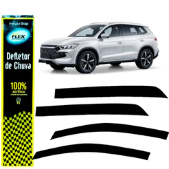 Jogo Calha de Chuva automotiva BYD SONG PRO 2025 4 Portas