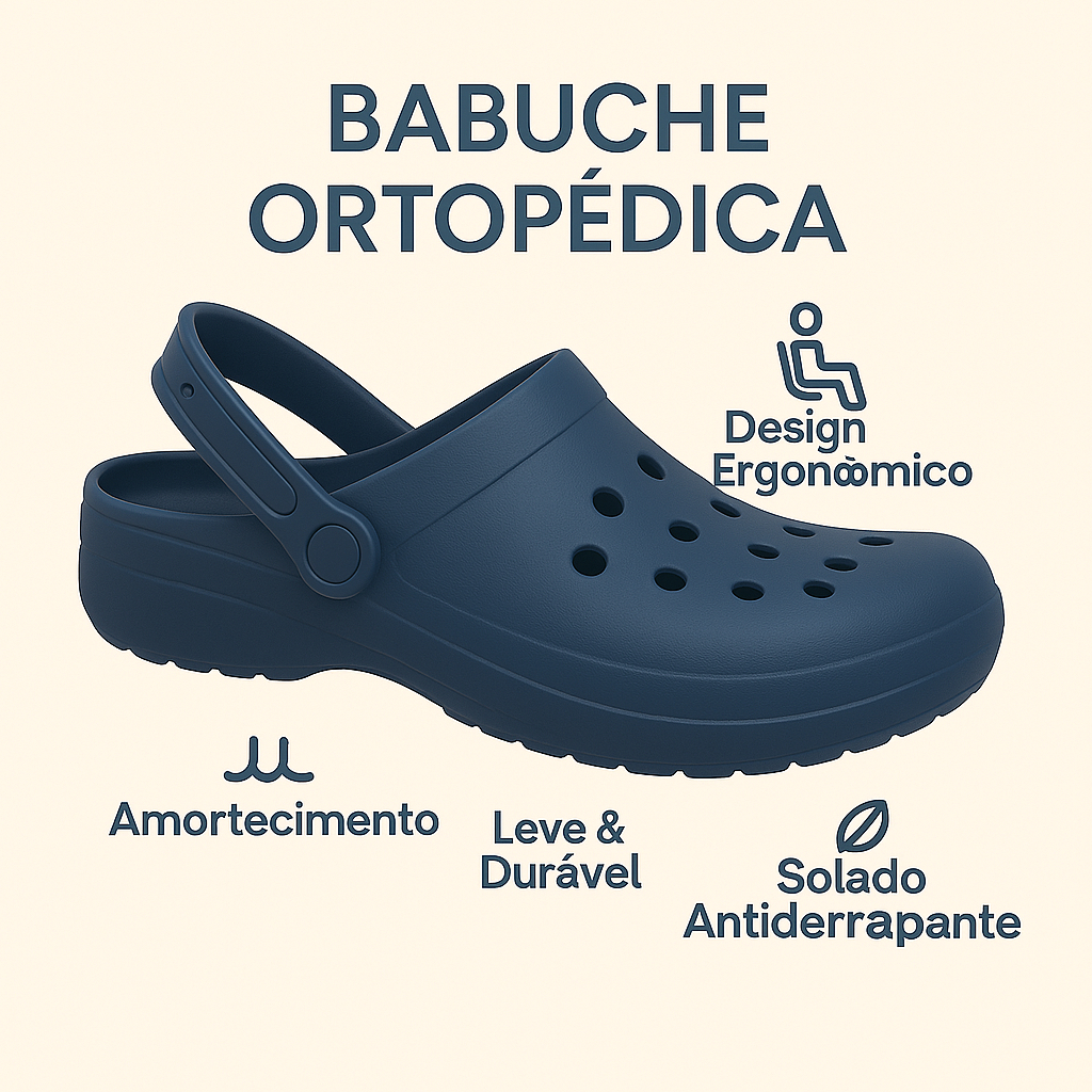 Babuche Confortável Ortopédica Unissex 34 Ao 43 Leve e Anatômica Ideal Para os Pés Babuche Confortável Ortopédica Unissex 34 Ao 43 Leve e Anatômica Ideal Para os Pés