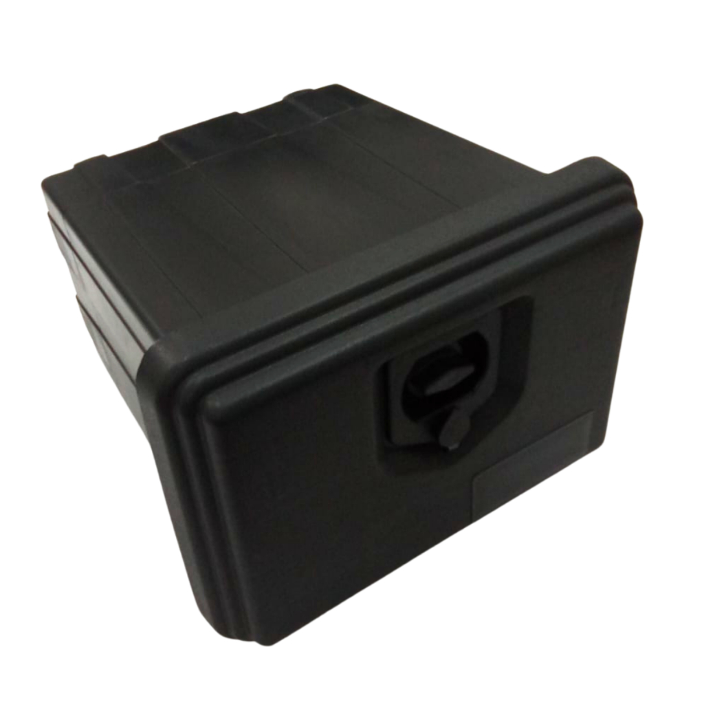 CAIXA FERRAMENTA 50 LITROS COM SUPORTES FORD CARGO VW DELIVERY KIA BONGO HYUNDAI HR PLASTICA