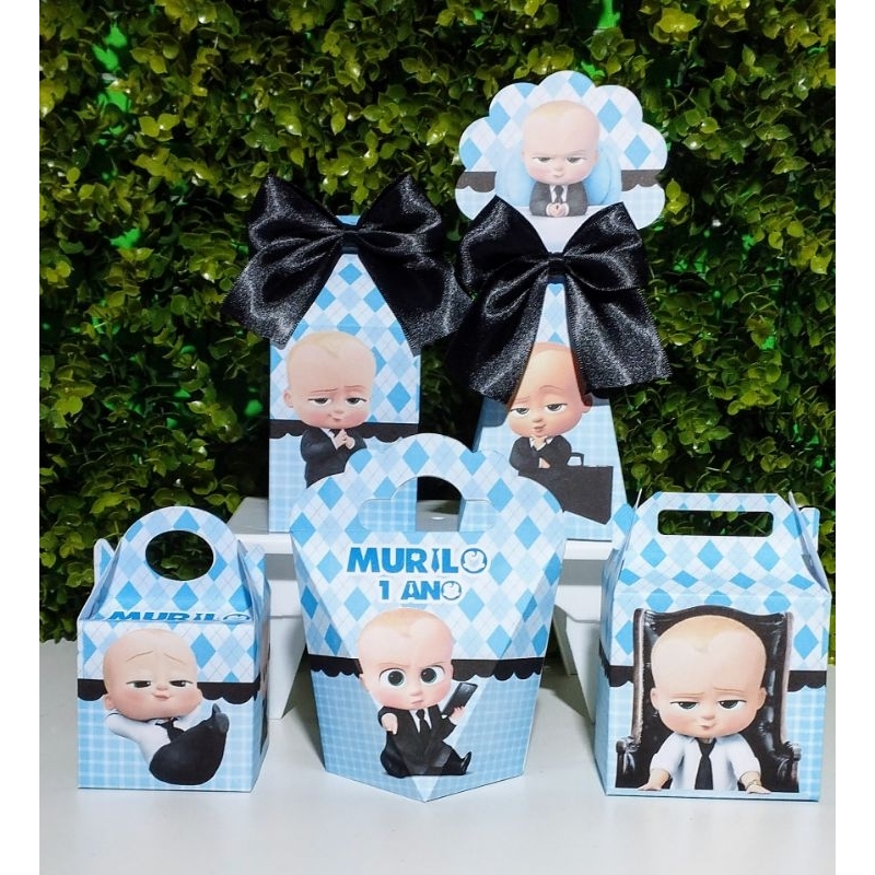 Kit Caixinhas Personalizadas Lembrancinhas Poderoso Chefinho (PEGUE E MONTE)