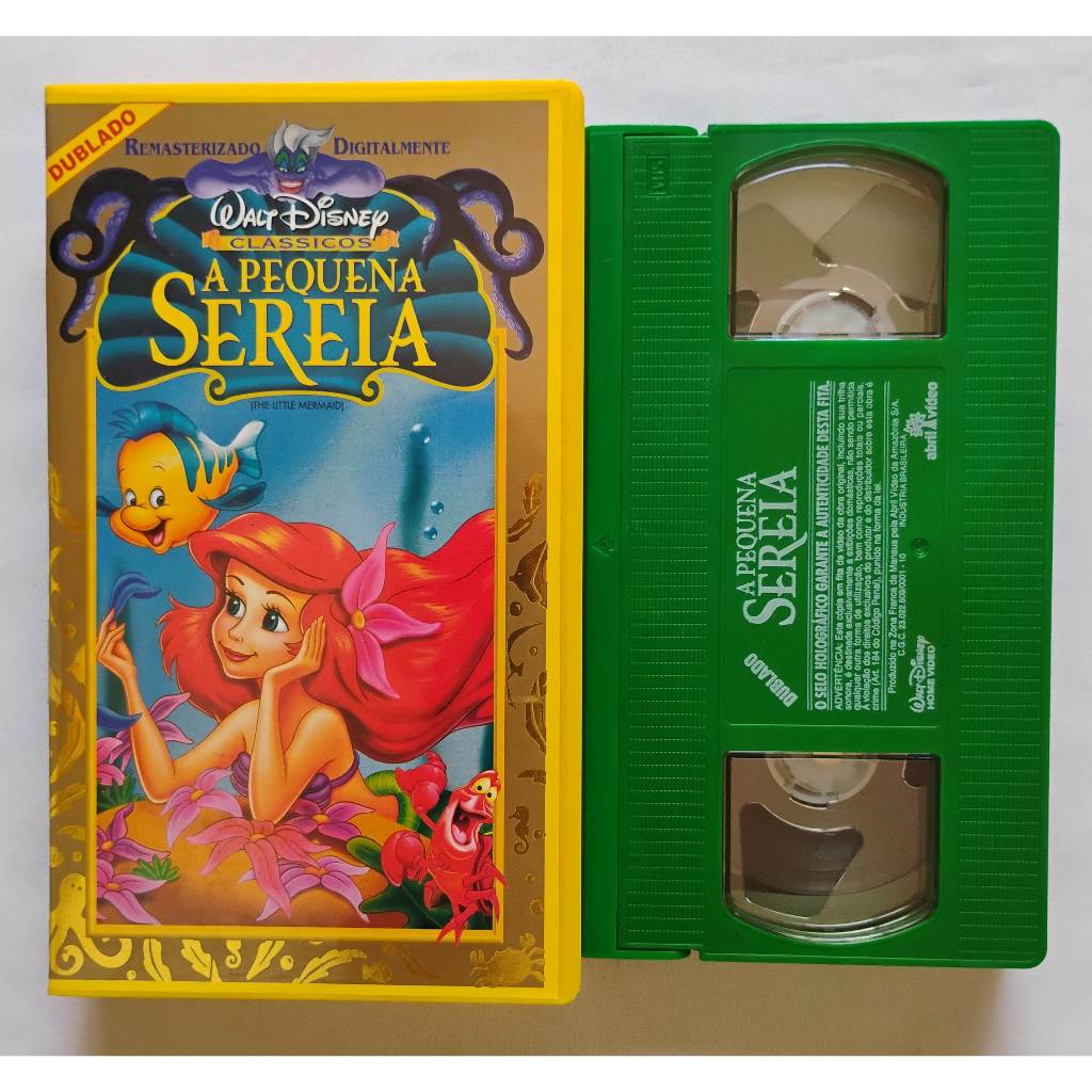 VHS Disney A Pequena Sereia