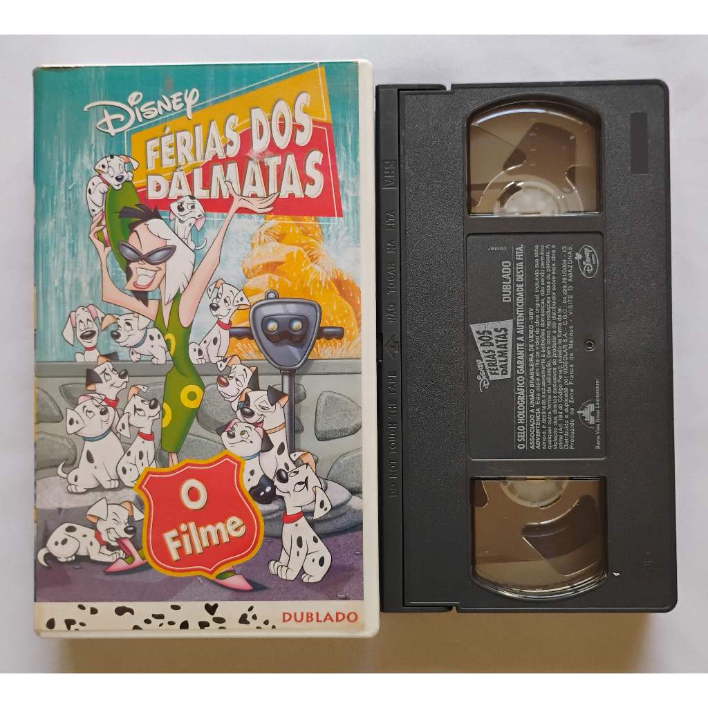 VHS Disney Férias dos Dálmatas: O Filme (dublado)