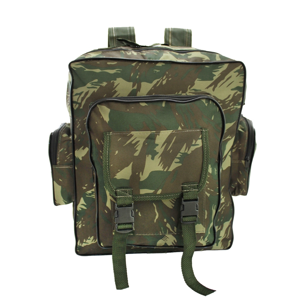 Mochila Bag Camping Camuflada Militar Resistente Mochileiro 510 Verde Militar Exército