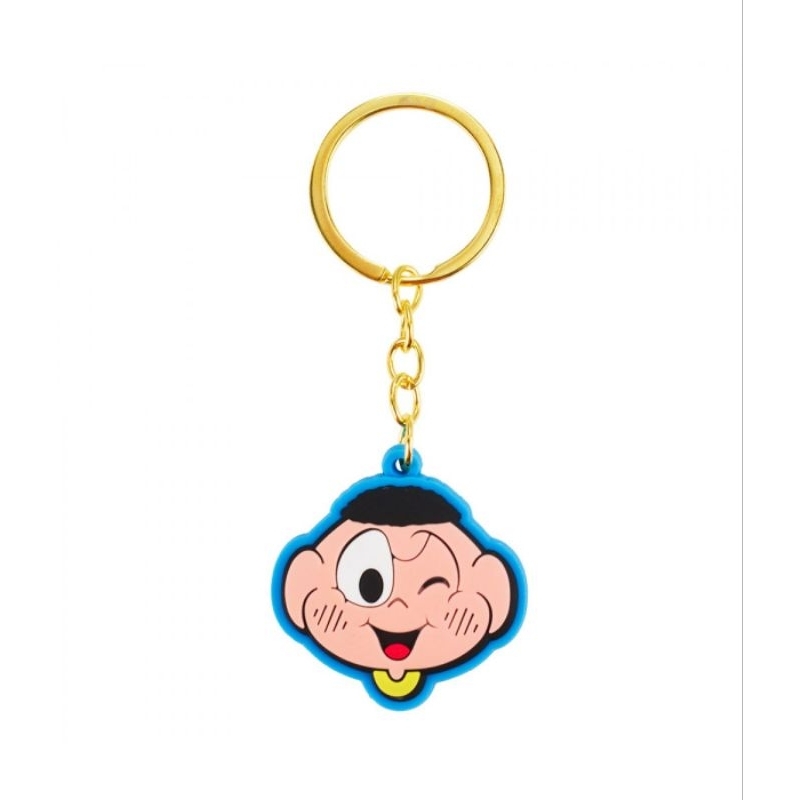 Chaveiro PVC Rosto Cascão 4.5cm - Turma Da Mônica