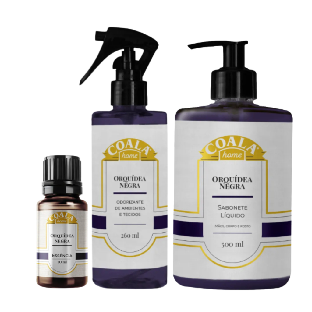Kit Orquidea Negra Coala 3 itens - Casa Perfumada Coala Home