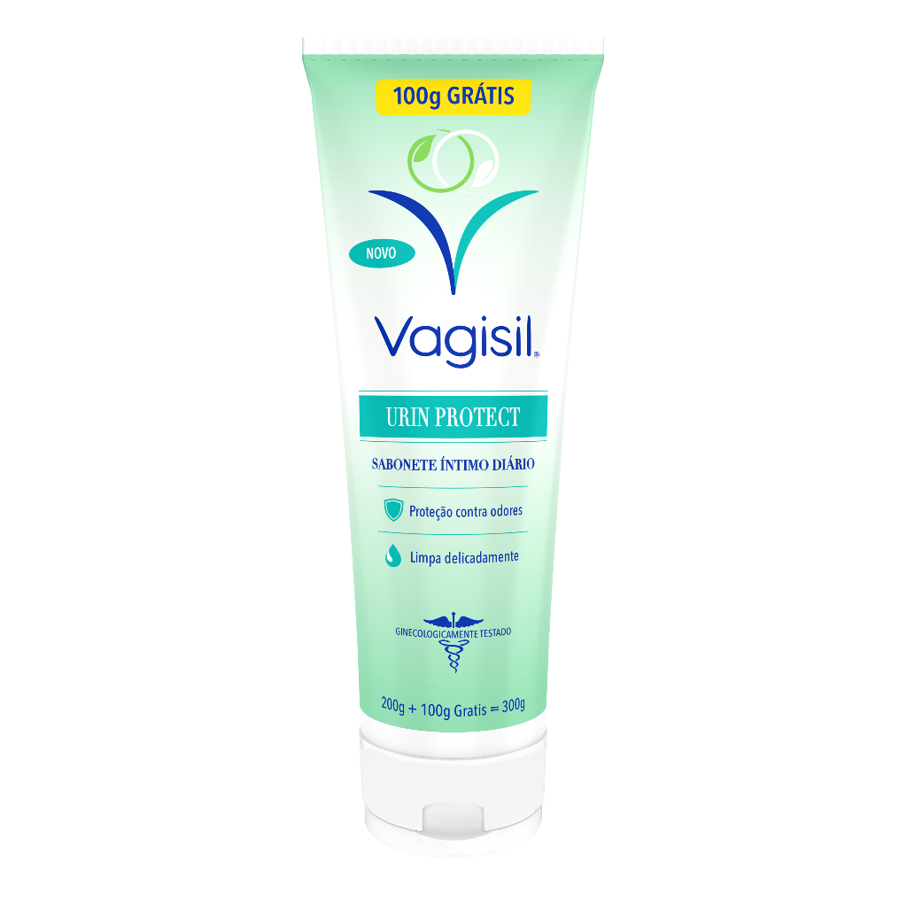 Kit 2x Vagisil Sabonete Líquido Íntimo Urin Protect 200 + 100g Grátis