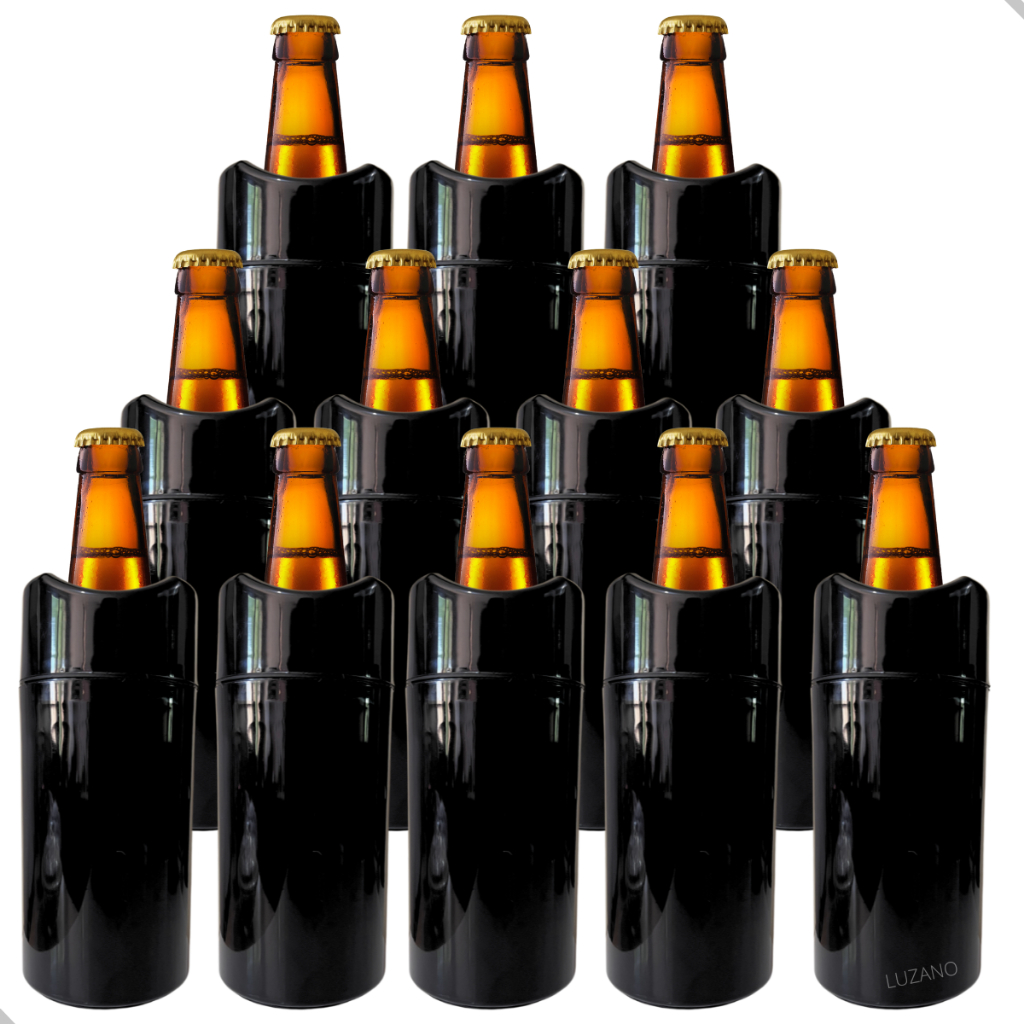 Porta Garrafa 600ml Camisinha para Cerveja Porta Garrafa Térmico com Isopor (Tripla Camada Térmica)