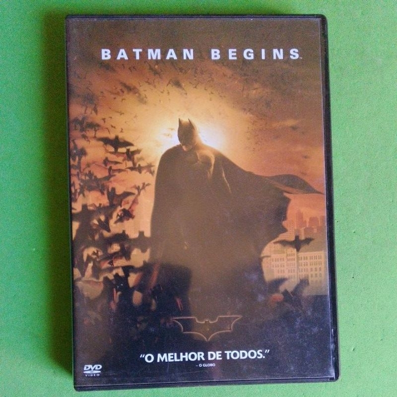 dvd BATMAN BEGINS  com Christian Bale(dublado e legendado)
