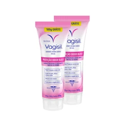 Kit 2x Vagisil Sabonete Líquido Íntimo Odor Block 200 + 100g Grátis
