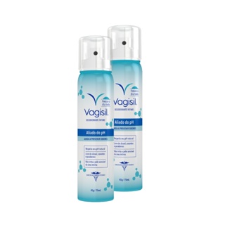 Kit 2x Vagisil Desodorante Íntimo PH Equilíbrio 75ml em Oferta na Shopee
