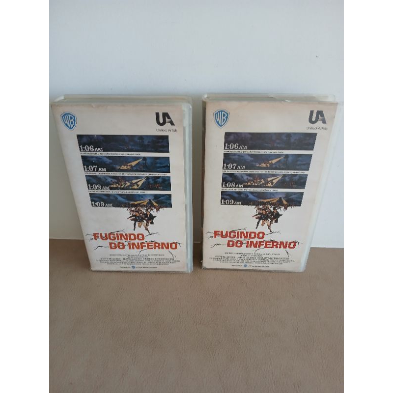 Fita Vhs Original Dupla Fugindo do Inferno  - Steeve McQuenn
